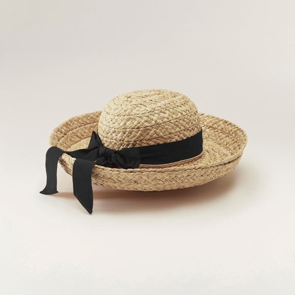 Helen Kaminsky Classic 5 Vintage Natural Ribbon Raffia Traditional
